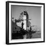 Construction of the United Nations Building Along the East River-Andreas Feininger-Framed Photographic Print