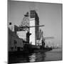 Construction of the United Nations Building Along the East River-Andreas Feininger-Mounted Photographic Print