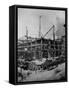 Construction of the Woolworth Building, New York-Irving Underhill-Framed Stretched Canvas