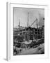 Construction of the Woolworth Building, New York-Irving Underhill-Framed Photographic Print