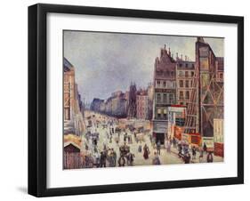 Construction on Reaumur Street-Maximilien Luce-Framed Giclee Print