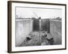 Construction on the Panama Canal-null-Framed Photographic Print
