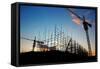 Construction Site at Dusk (Or Dawn)-Liang Zhang-Framed Stretched Canvas