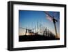 Construction Site at Dusk (Or Dawn)-Liang Zhang-Framed Photographic Print