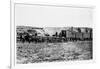 Construction Train on the Union Pacific Railroad, USA, 1868-null-Framed Giclee Print