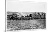 Construction Train on the Union Pacific Railroad, USA, 1868-null-Stretched Canvas