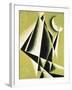 Construction with White Half Moon-Liubov Sergeevna Popova-Framed Giclee Print