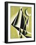 Construction with White Half Moon-Liubov Sergeevna Popova-Framed Giclee Print