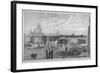 Construction Work Being Carried Out on Blackfriars Bridge, London, 1868-null-Framed Giclee Print