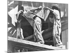 Construction Workers at the Stadium, Mexico City, 1927-Tina Modotti-Mounted Photographic Print