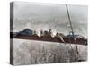 Construction Workers Resting on Steel Beam above Manhattan-null-Stretched Canvas