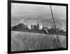 Construction Workers Resting on Steel Beam above Manhattan-null-Framed Photographic Print