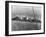 Construction Workers Resting on Steel Beam above Manhattan-null-Framed Photographic Print