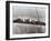 Construction Workers Resting on Steel Beam above Manhattan-null-Framed Photographic Print