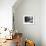 Construction Workers Spraying Cement on Roof with Concrete Gun-null-Framed Photographic Print displayed on a wall