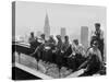 Construction Workers Take a Lunch Break on a Steel Beam Atop the RCA Building at Rockefeller Center-null-Stretched Canvas