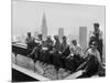 Construction Workers Take a Lunch Break on a Steel Beam Atop the RCA Building at Rockefeller Center-null-Mounted Photographic Print