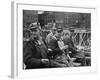 Construction Workers Taking a Break from Laying the Foundation of a Building-null-Framed Photographic Print