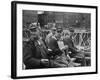 Construction Workers Taking a Break from Laying the Foundation of a Building-null-Framed Photographic Print