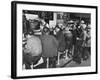 Construction Workers Taking a Lunch Break, Construction of the Queens Midtown Tunnel,New York City-Carl Mydans-Framed Photographic Print