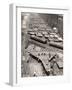 Construction Yard of Bethlehem Ship Building Corp. Where Frames and Bulkheads are Preassembled-Margaret Bourke-White-Framed Photographic Print