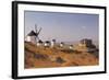 Consuegra, Windmills and Castle - New Castile, Spain-Markus Bassler-Framed Photographic Print