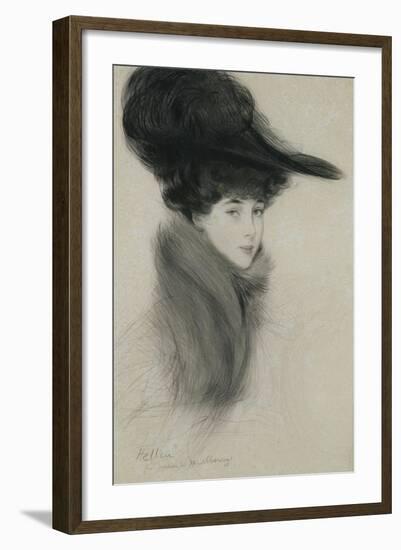 Consuelo Vanderbilt-Paul Cesar Helleu-Framed Giclee Print