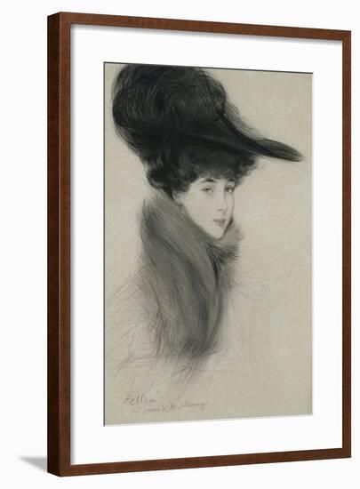 Consuelo Vanderbilt-Paul Cesar Helleu-Framed Giclee Print