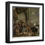 Consul Titus Manlius Torquatus Orders the Beheading of His Son-Ferdinand Bol-Framed Art Print