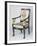 Consulate-Early Empire Style Armchair with Gilt Bronze Sphinx Arm Supports, France-null-Framed Giclee Print