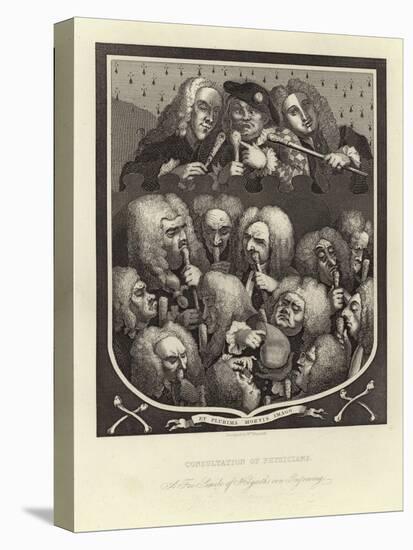 Consultation of Physicians-William Hogarth-Stretched Canvas