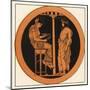 Consulting an Oracle in Ancient Greece-null-Mounted Art Print