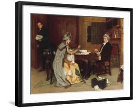 Consulting her Lawyer, 1892-Frank Dadd-Framed Giclee Print