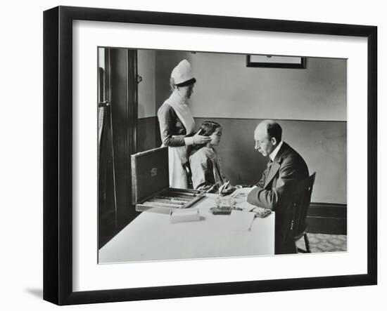 Consulting Room, Norwood School Treatment Centre, London, 1911-null-Framed Premium Photographic Print