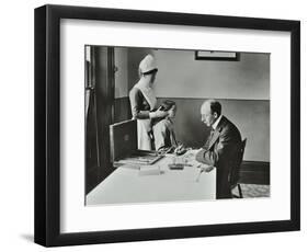 Consulting Room, Norwood School Treatment Centre, London, 1911-null-Framed Photographic Print