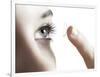 Contact Lens Use-Science Photo Library-Framed Photographic Print