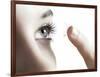 Contact Lens Use-Science Photo Library-Framed Photographic Print