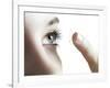 Contact Lens Use-Science Photo Library-Framed Photographic Print