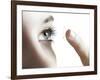 Contact Lens Use-Science Photo Library-Framed Photographic Print