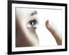 Contact Lens Use-Science Photo Library-Framed Photographic Print