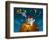 Contact with an Alien-sababa66-Framed Art Print