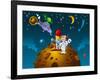 Contact with an Alien-sababa66-Framed Art Print