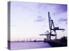 Container Cranes-Carlos Dominguez-Stretched Canvas