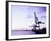 Container Cranes-Carlos Dominguez-Framed Photographic Print