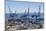 Container port at the harbour in Valparaiso, Chile, South America-Julio Etchart-Mounted Photographic Print