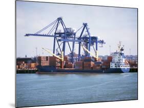 Container Port, Felixstowe, Suffolk, England, United Kingdom-G Richardson-Mounted Photographic Print