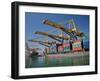 Container Port, Port of Barcelona, Barcelona, Catalonia, Spain, Europe-Adina Tovy-Framed Photographic Print