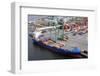 Container Ship in Port-lagardie-Framed Photographic Print