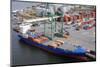 Container Ship in Port-lagardie-Mounted Photographic Print