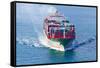 Container Ship-EvrenKalinbacak-Framed Stretched Canvas